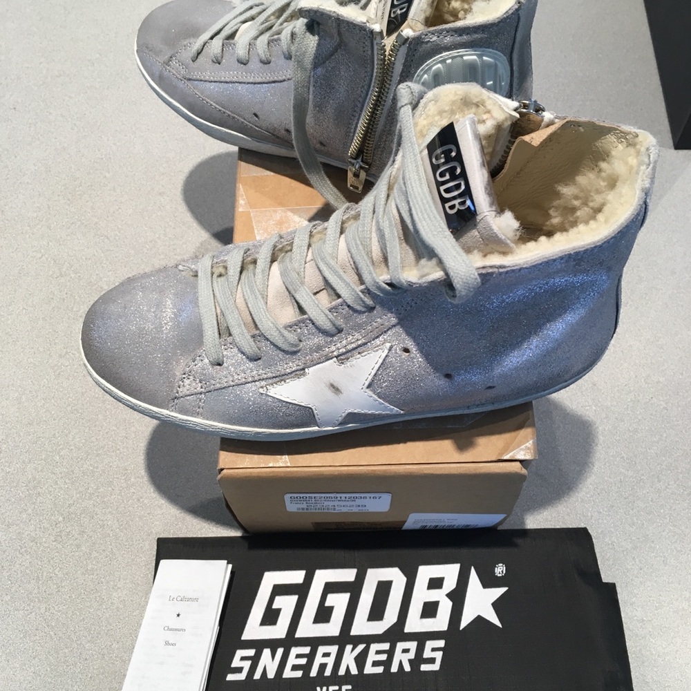 Golden Goose Francy Sneaker Silver/White Sherpa 5 - Picture 3 of 8
